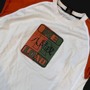 Vintage Reload Tank Top Men's Large Hip Hop Grunge Skater Streetwear 90s Y2K VTG